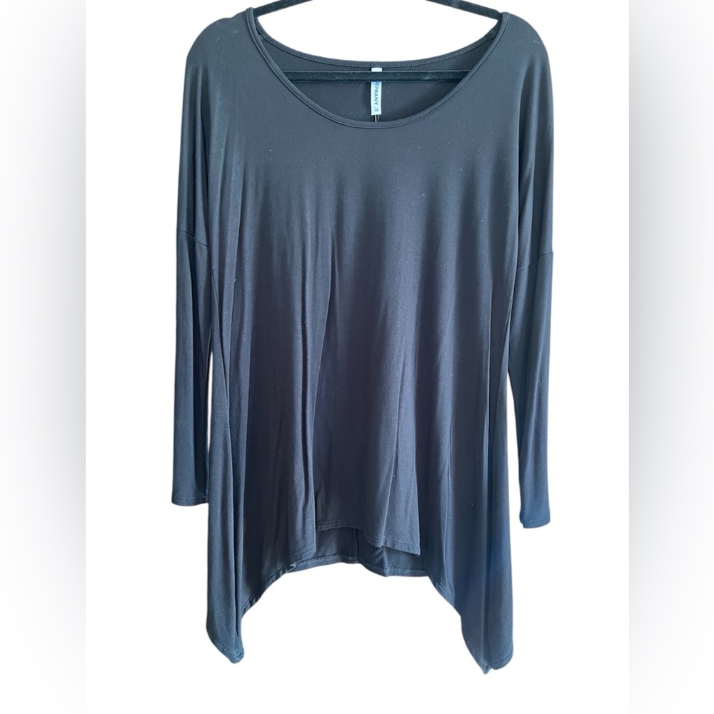Piphany Ebba Women's Black Long Sleeve Top